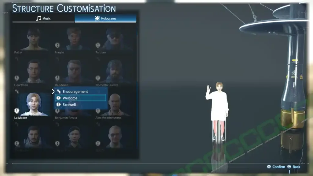  La Madre Hologram   Death Stranding 2 | camzillasmomcom