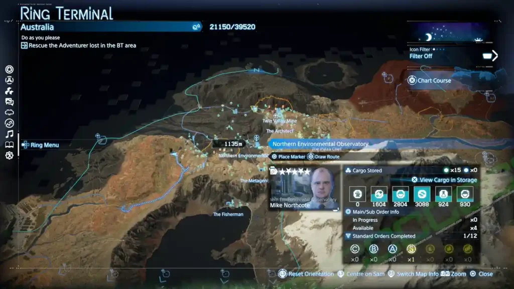  Northern Environmental Observatory map   Death Stranding 2 | camzillasmomcom