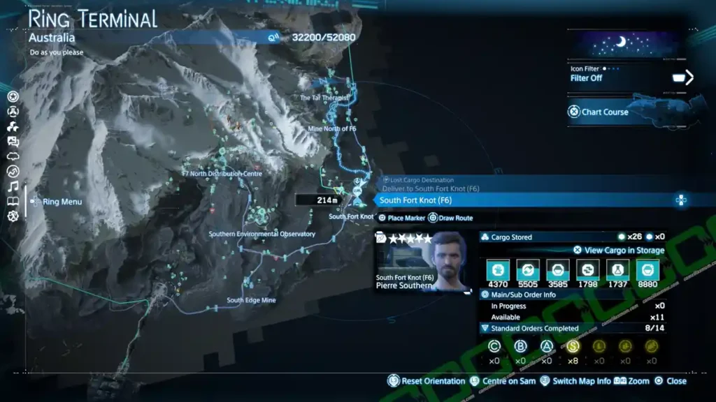  South Fort Knot F6 Map   Death Stranding 2 | camzillasmomcom