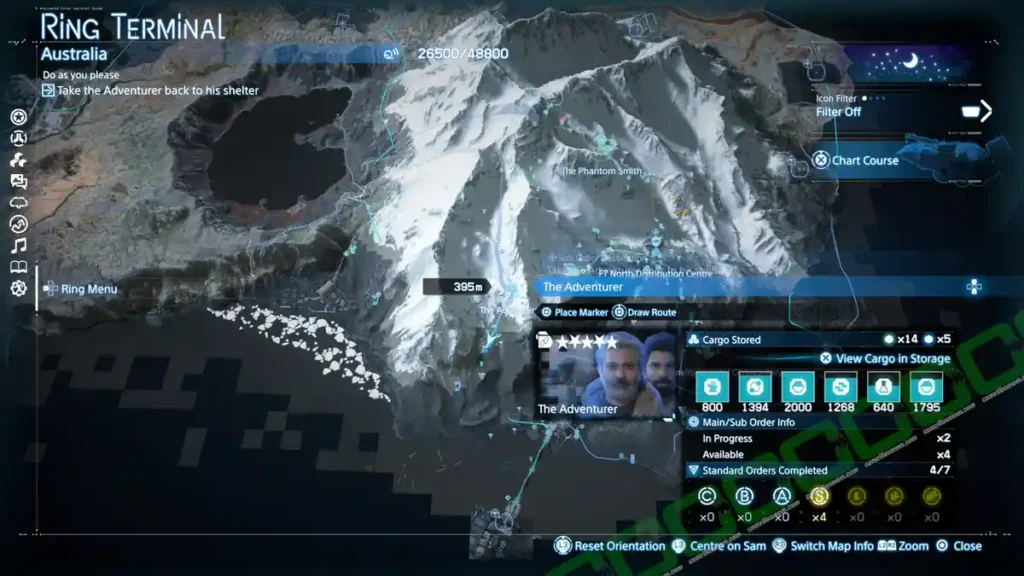  The Adventurer Map   Death Stranding 2 | camzillasmomcom