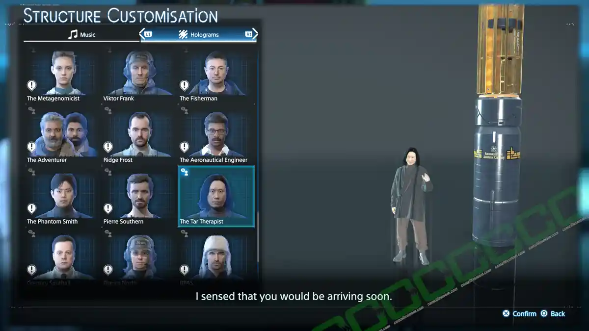 The Tar Therapist Hologram - Death Stranding 2 › camzillasmom.com The Tar Therapist Hologram Death Stranding 2 | camzillasmomcom