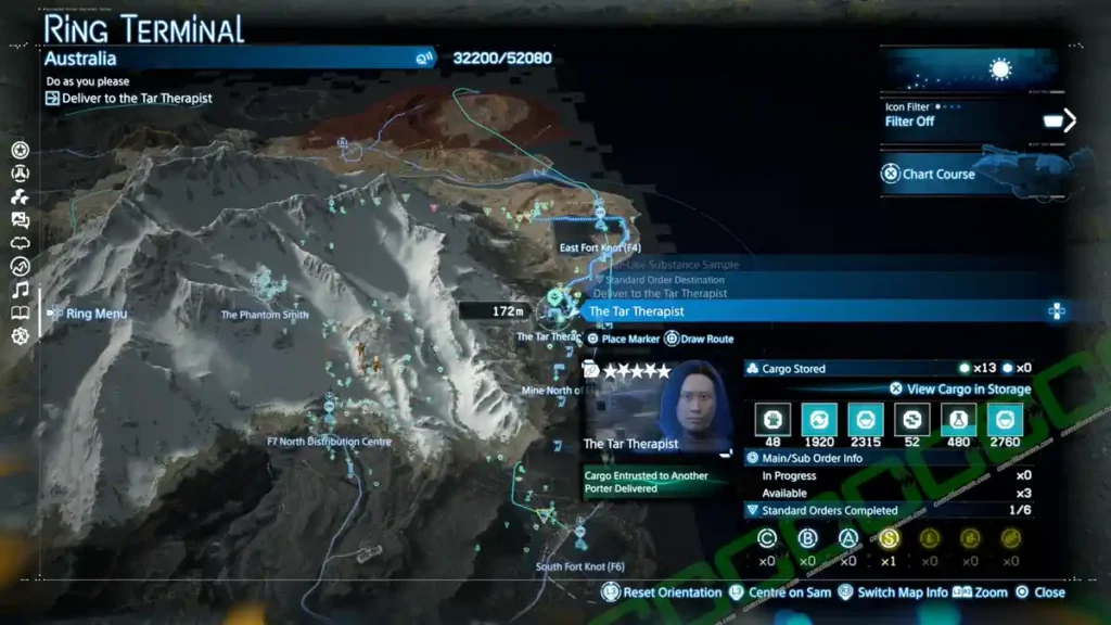  The Tar Therapist Map   Death Stranding 2 | camzillasmomcom