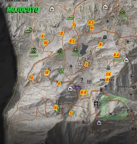  MOJOCOYO All Collectables Map Overview | camzillasmomcom