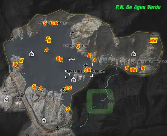  PN De Agua Verde Map all Collectables Ghost Recon | camzillasmomcom