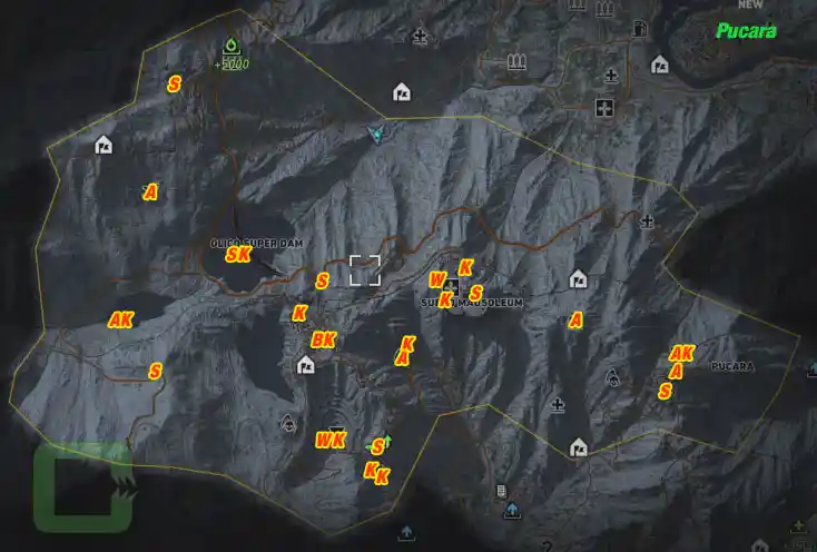  PUCARA All Collectables Map Overview | camzillasmomcom