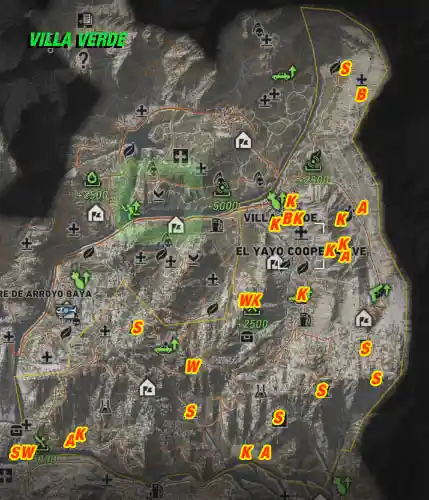 VILLA VERDE All Collectables Map Overview | camzillasmomcom