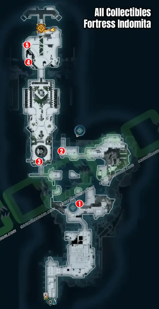  All Collectibles Overview Map   Fortress Indomita   Kairos   Borderlands 4 | camzillasmomcom