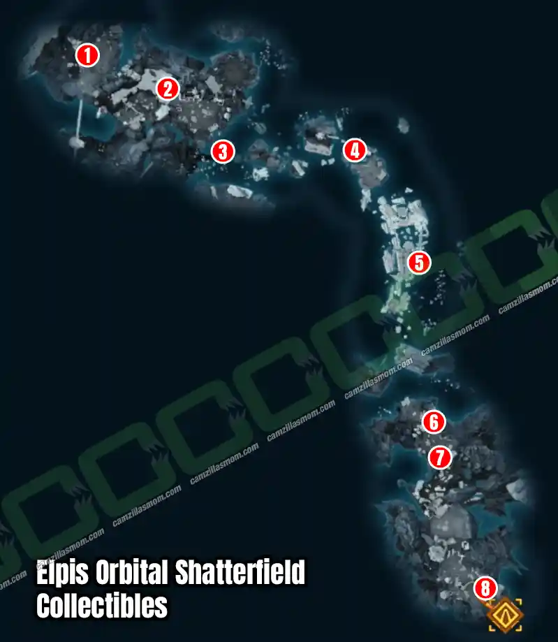  Elpis Orbital Shatterfield Collectibles Overview map   Borderlands 4 | camzillasmomcom