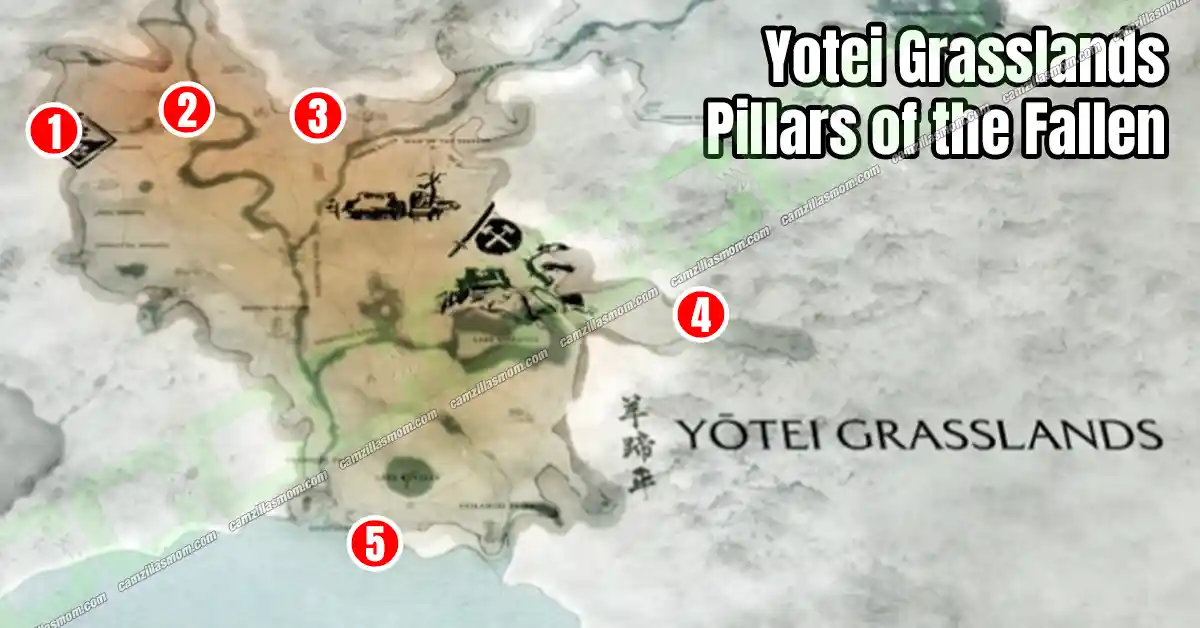 Yotei Grasslands Overview Map Pillars of the Fallen - Ghost of Yotei › camzillasmom.com Yotei Grasslands Overview Map Pillars of the Fallen Ghost of Yotei | camzillasmomcom
