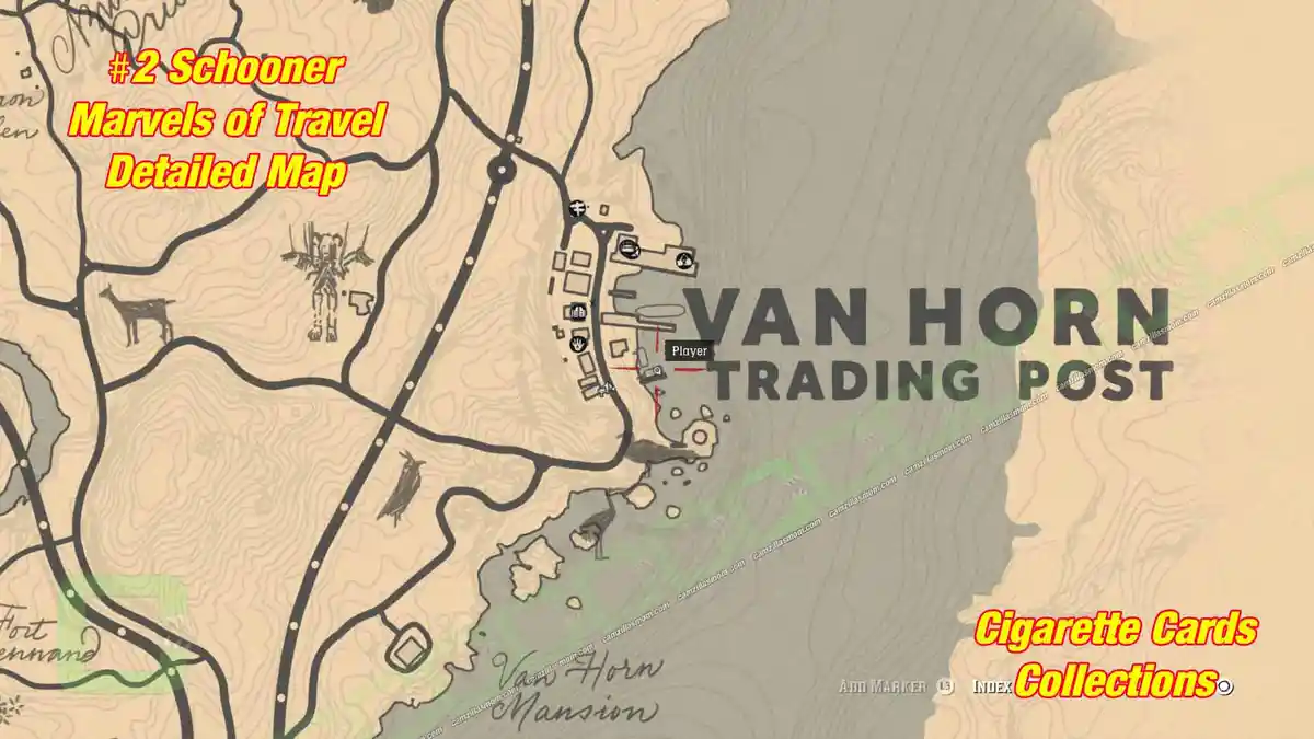  2 Travel det map Cigarette Cards | camzillasmomcom