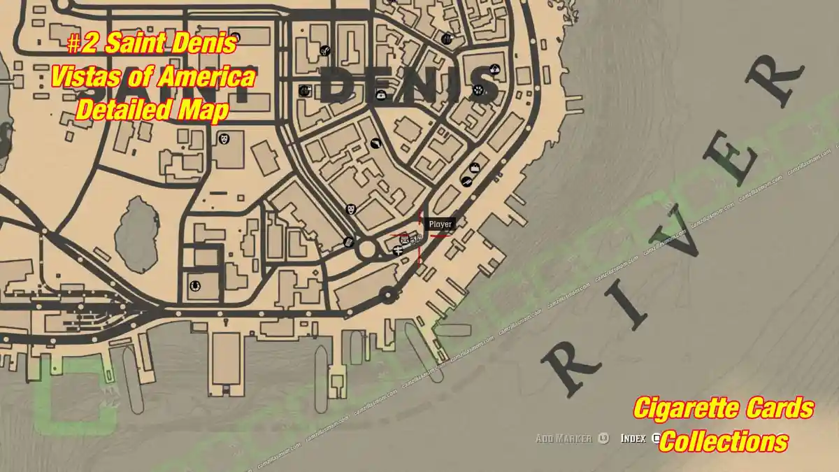  2 Vistas detailed map Cigarette Cards | camzillasmomcom
