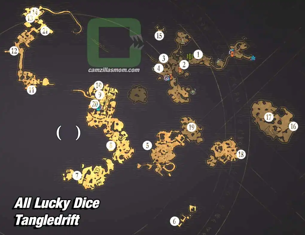  Overview-Map-All-Lucky-Dice-Tangledrift-Tiny-Tinas-Wonderlands-2022 camzillasmom.com