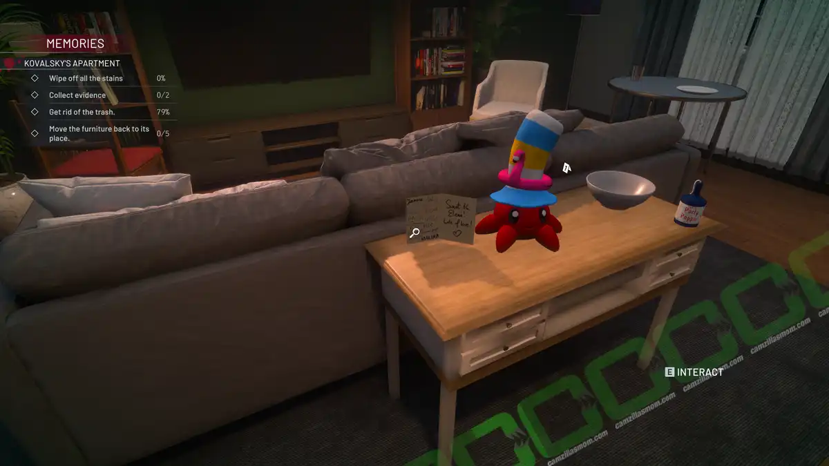  3 - Kovalskys Apartment - Evidence Birthday Card - Things Left Behind - Act 2 - Crime Scene Cleaner camzillasmom.com