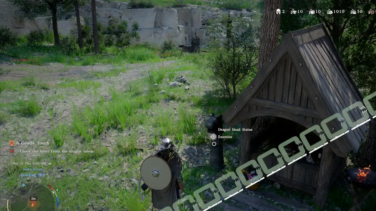  A Gentle Touch - Dragon Head Statue - location - Crimson Desert camzillasmom.com
