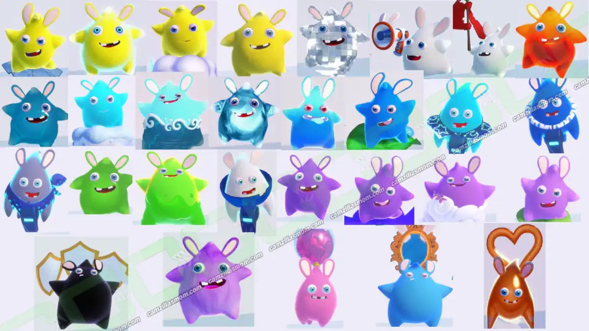  All Sparks - Mario + Rabbids Sparks of Hope camzillasmom.com