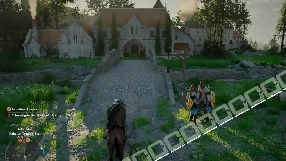  Familiar Curses - Investigate the House of Healing - Allowed - location - Crimson Desert camzillasmom.com