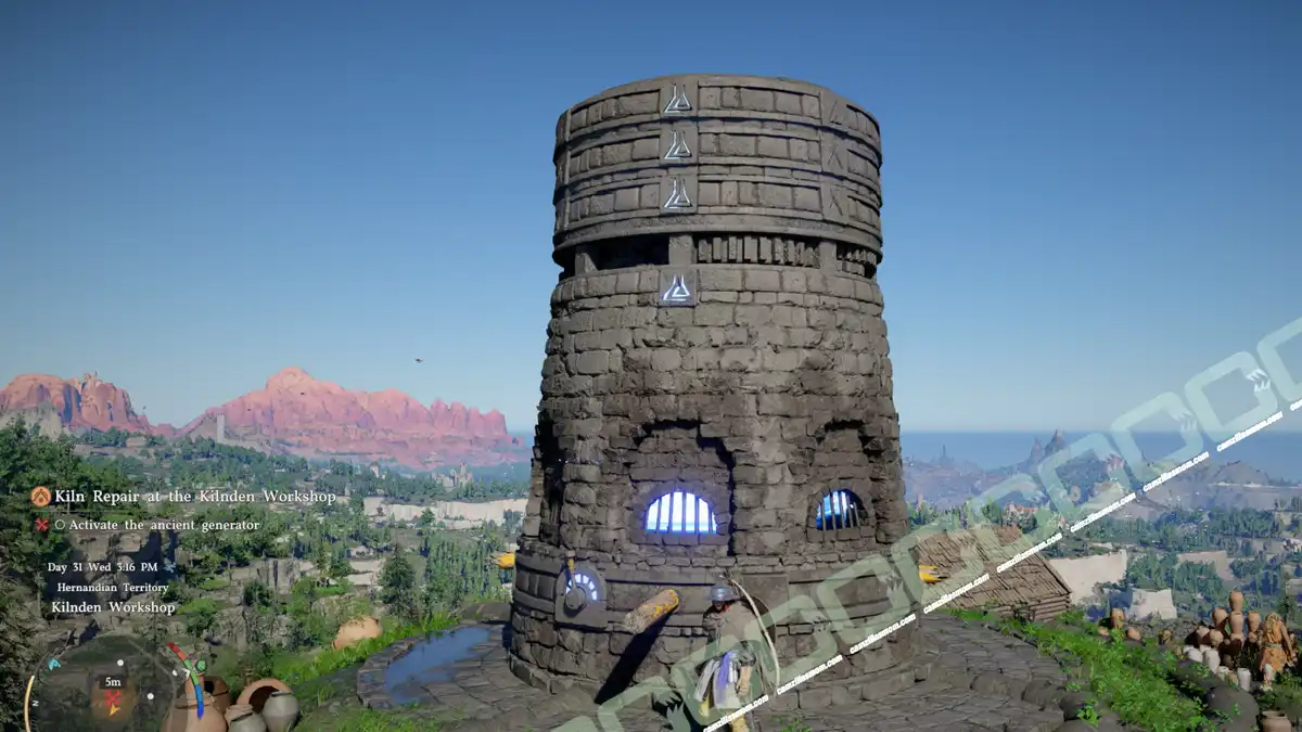  Kiln Repair at the Kilnden Workshop - Power is on - location - Crimson Desert camzillasmom.com