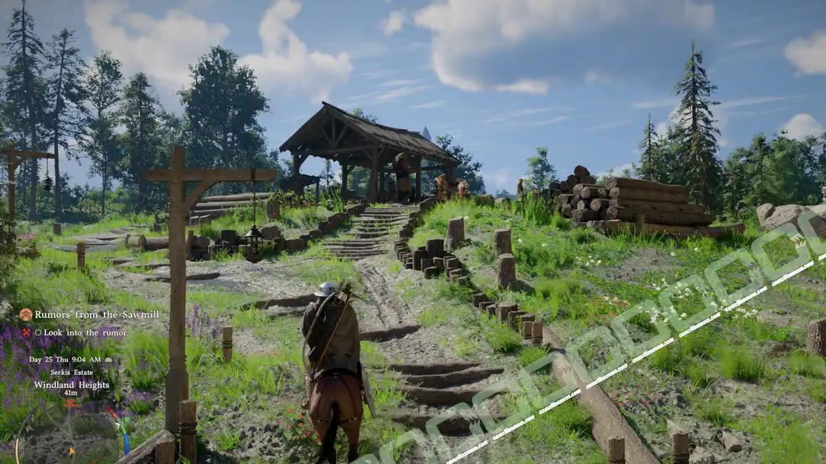  Rumors from the Sawmill - Look into the Rumor - location - Crimson Desert camzillasmom.com