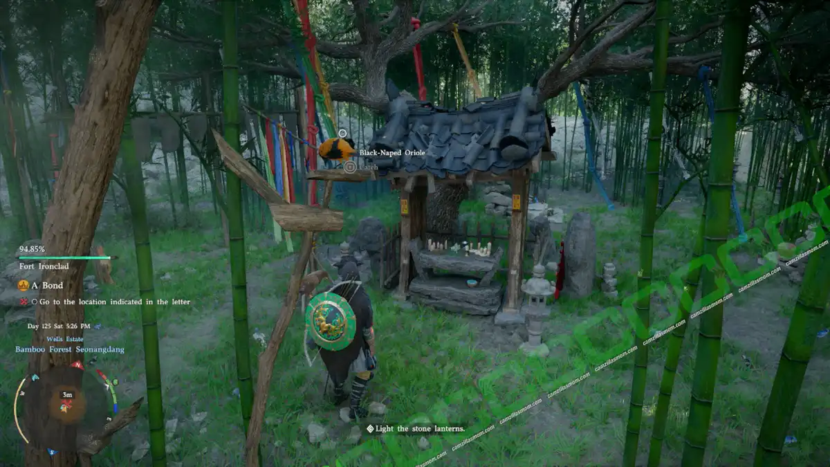  A Bond - Stone Lantern Shrine - Chapter 8- location - Crimson Desert camzillasmom.com