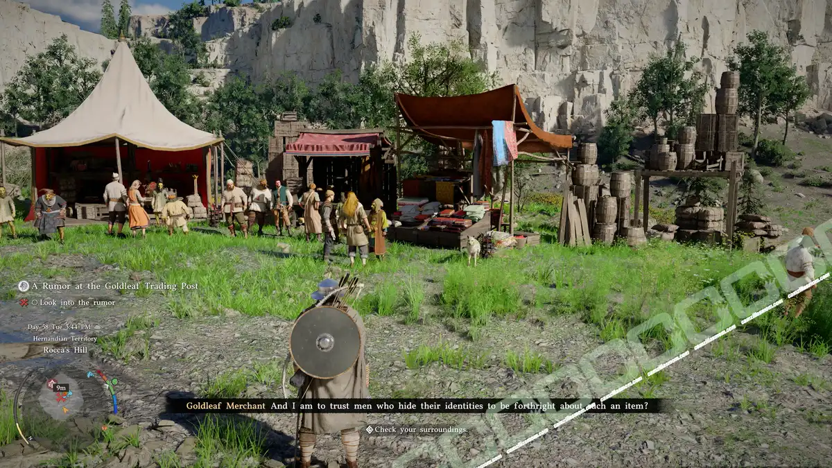  Rumor at the Goldleaf Trading Post - location - Crimson Desert camzillasmom.com