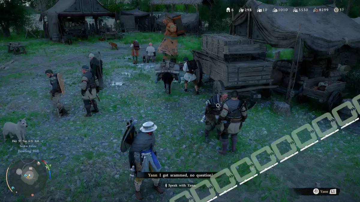  Shattered Charmed Life - Listen to Yanns Concern - map - Scattered Embers - Crimson Desert camzillasmom.com