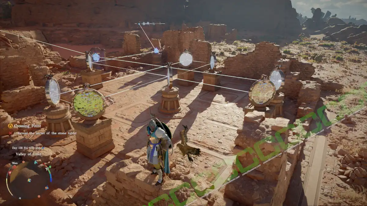  Thinning Blade - Crossing Point - Mirror Puzzle Solution - location - Crimson Desert camzillasmom.com