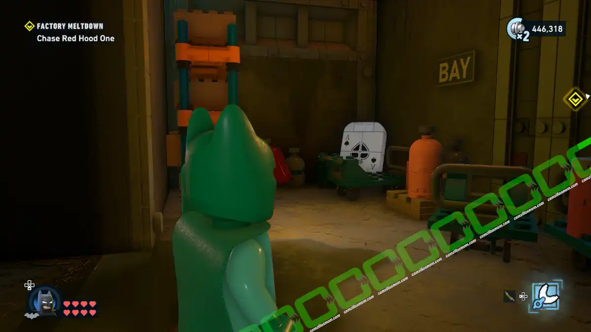 Ace Card 5 of 5 location - Factory Meltdown - Mission 5 The Red Hood Gang - Lego Batman Legacy of the Dark Knight camzillasmom.com