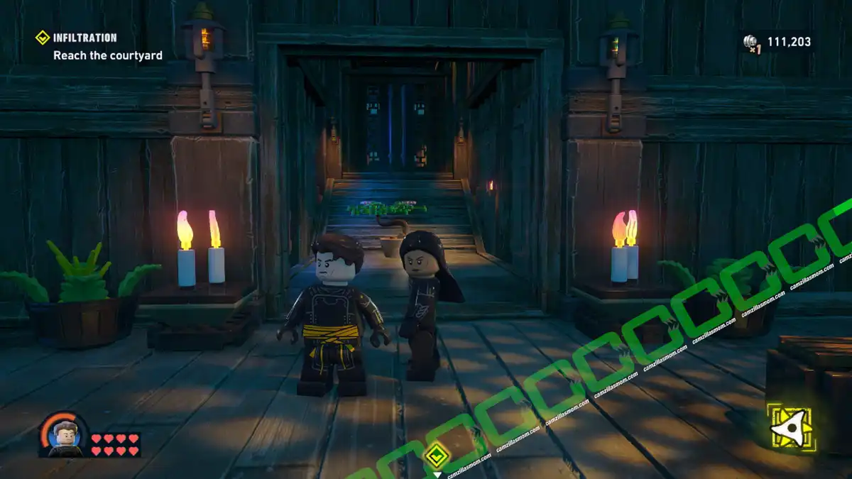 Bonsai 4 of 5 - Continue Through the Temple - Mission 2 - Lego Batman Legacy of the Dark Knight camzillasmom.com