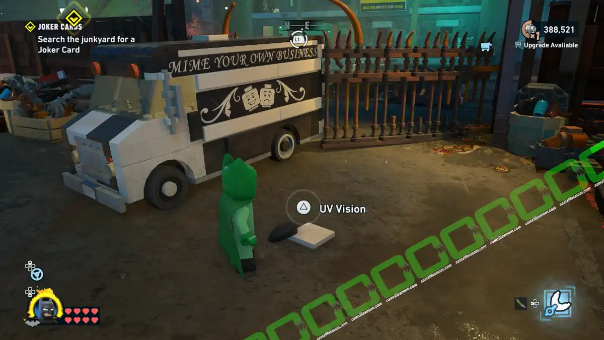 Junkyard UV Vision - Joker Cards - Mission 8 - Lego Batman Legacy of the Dark Knight Junkyard UV Vision - Joker Cards - Mission 8 - Lego Batman Legacy of the Dark Knight camzillasmom.com