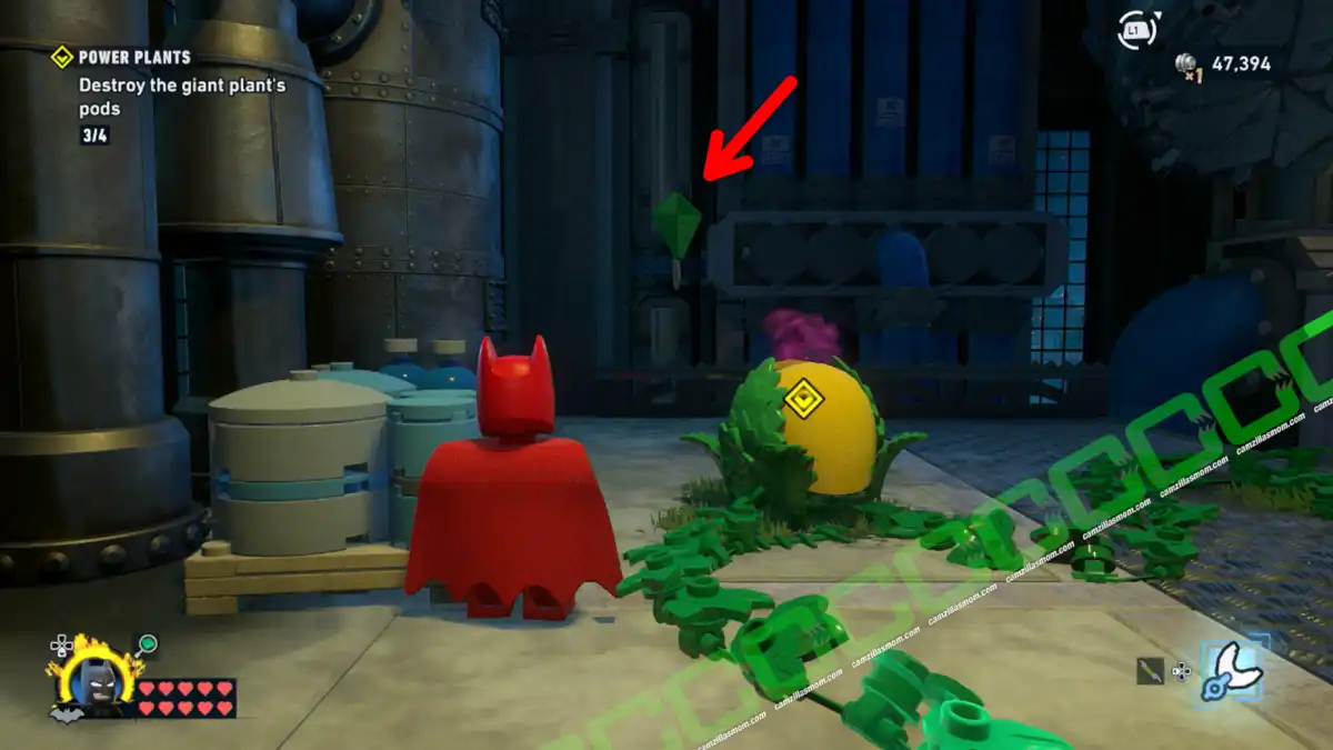 Kite 1 of 5 - Destroy Plant Pods - Power Plants - Mission 11 Kite Man - Lego Batman Legacy of the Dark Knight camzillasmom.com