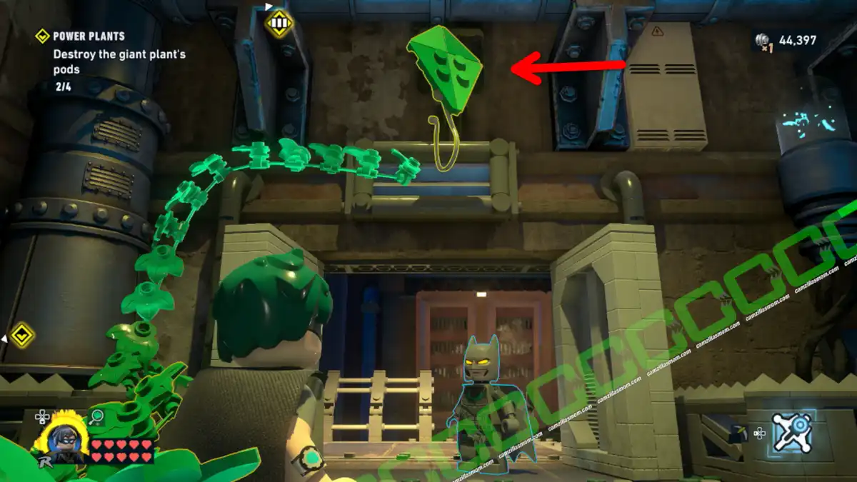Kite 3 of 5 - Destroy Plant Pods - Power Plants - Mission 11 Kite Man - Lego Batman Legacy of the Dark Knight camzillasmom.com