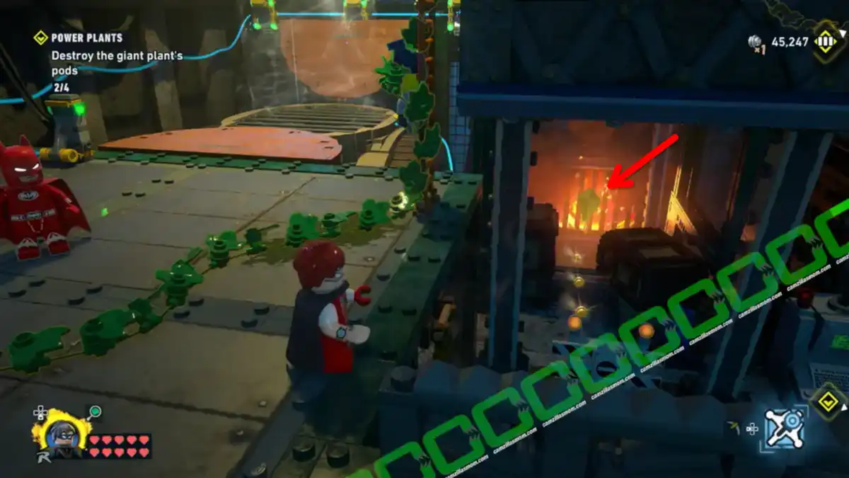 Kite 4 of 5 - Destroy Plant Pods - Power Plants - Mission 11 Kite Man - Lego Batman Legacy of the Dark Knight camzillasmom.com