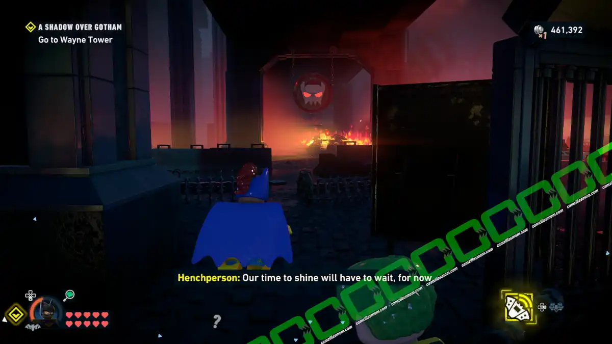 League Banner 4 - A Shadow over Gotham - Mission 16 - Lego Batman Legacy of the Dark Knight camzillasmom.com