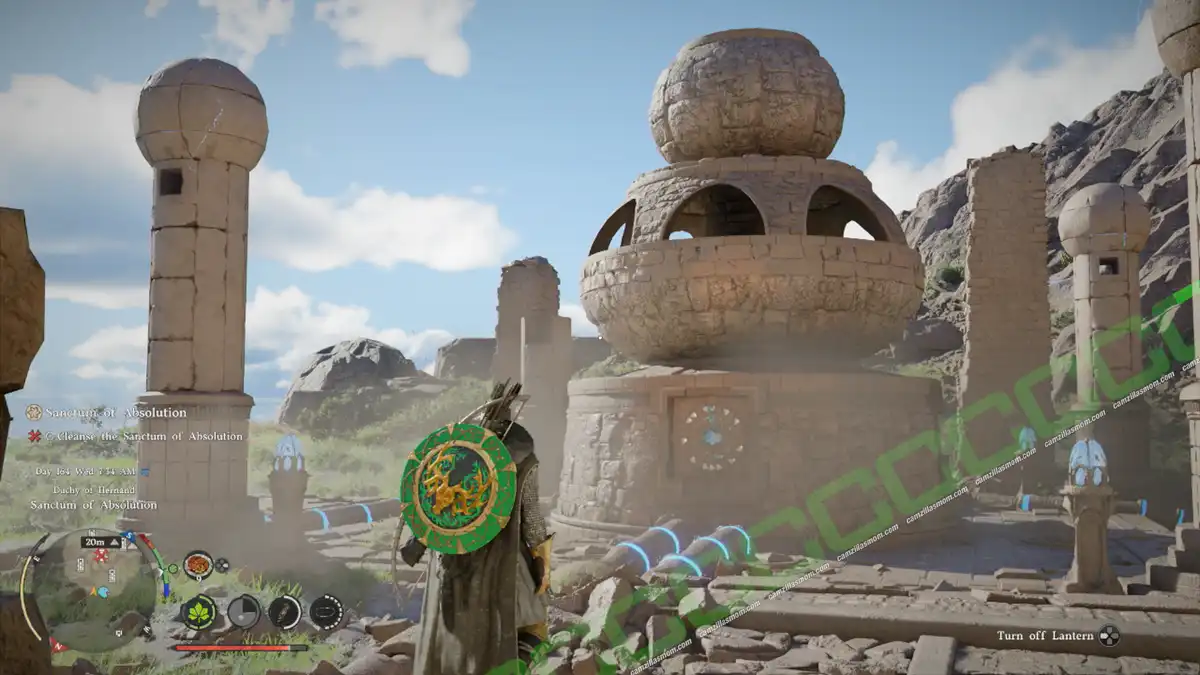  Sanctum of Absolution with Towers - location - Crimson Desert camzillasmom.com