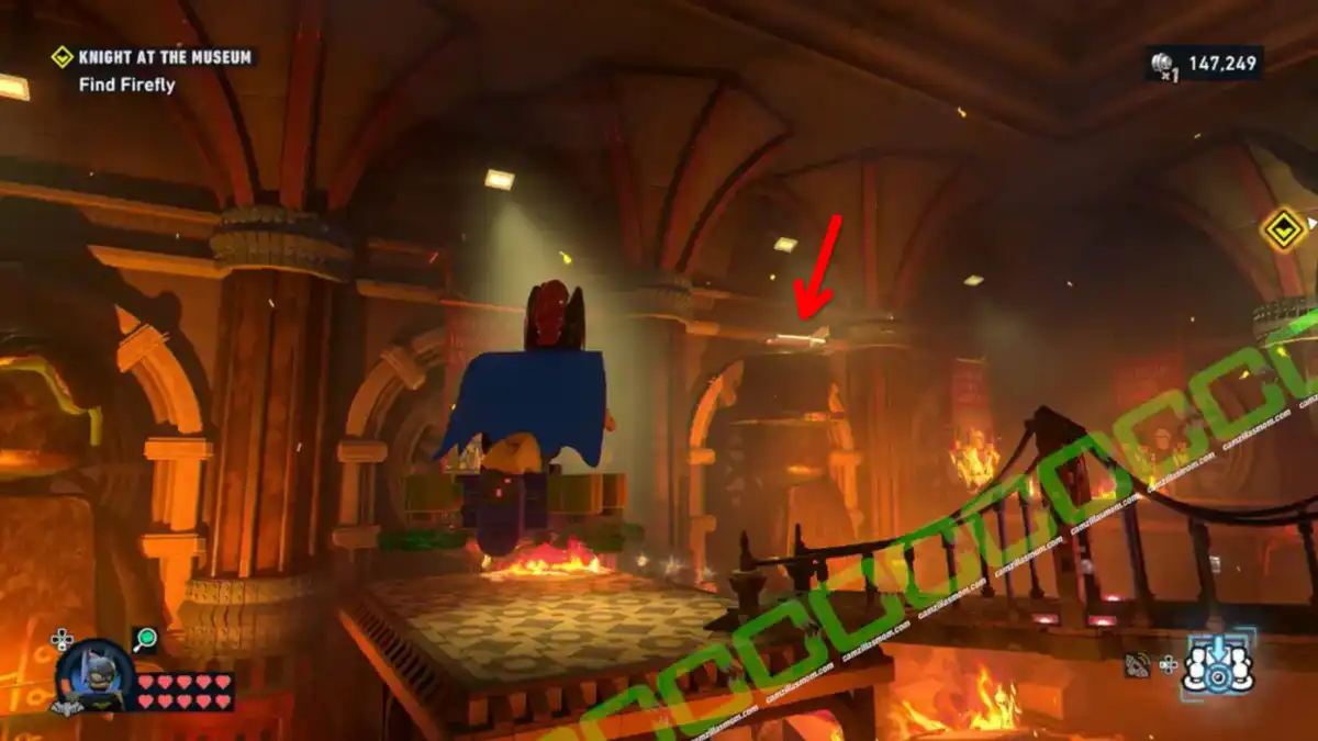 Spaceship 3 of 5 - Floor is Lava drone - Find Firefly - Knight At the Museum - Mission 13- Lego Batman Legacy of the Dark Knight camzillasmom.com