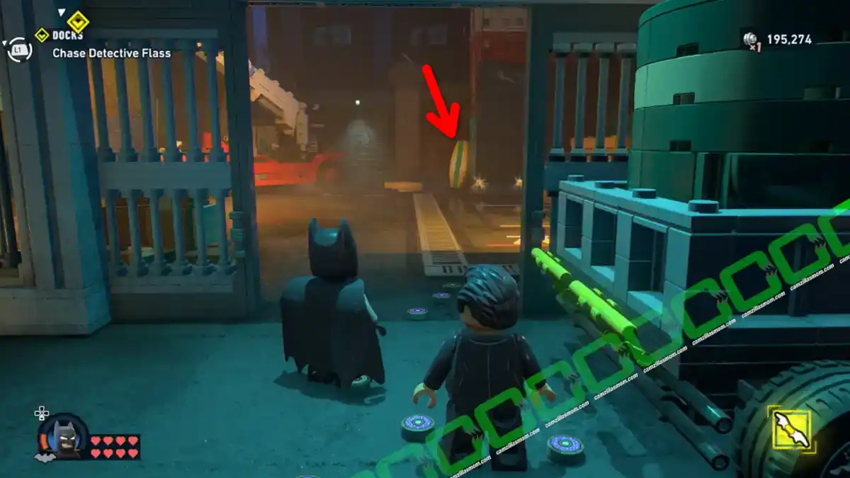 Surfboard 2 of 5 - Chase Detective Flass - Docks - Mission 3 - Lego Batman Legacy of the Dark Knight camzillasmom.com
