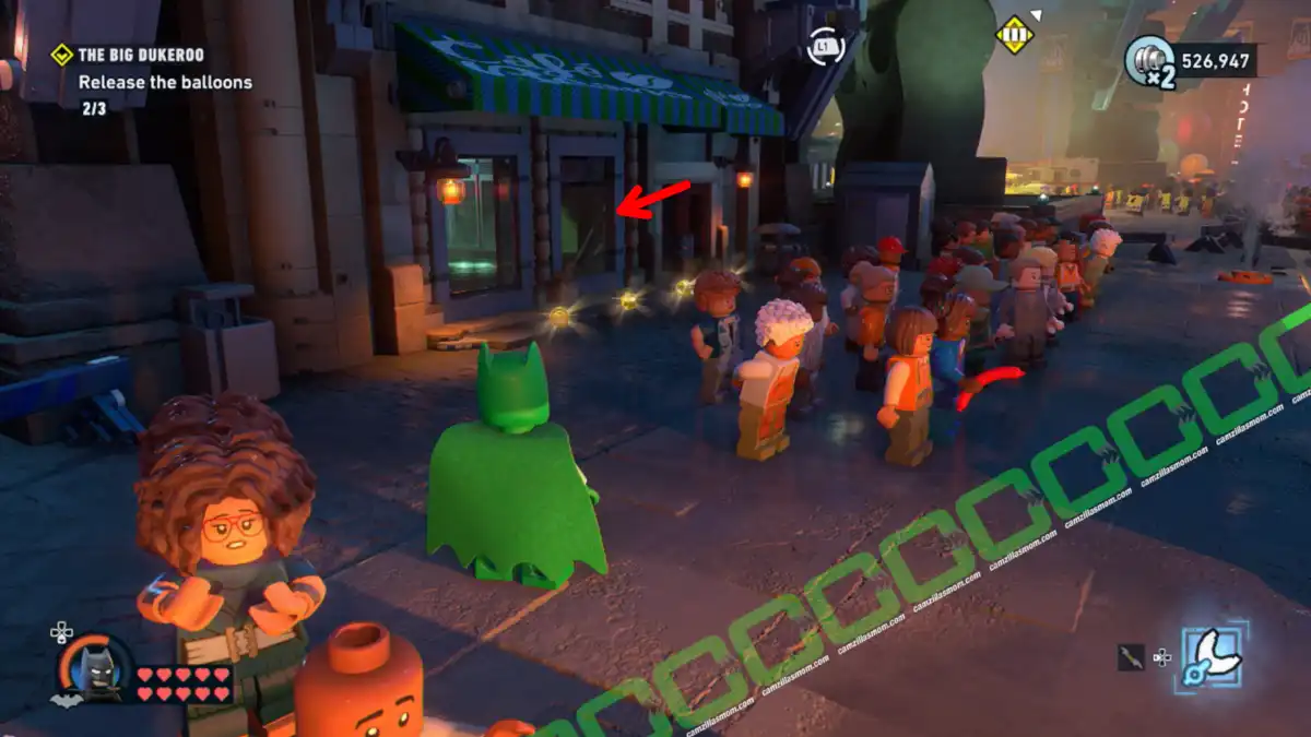 Third Balloon WayneTech Cache 5 of 5 shop - The Big Dukeroo - Mission 9 Joker - Lego Batman Legacy of the Dark Knight camzillasmom.com
