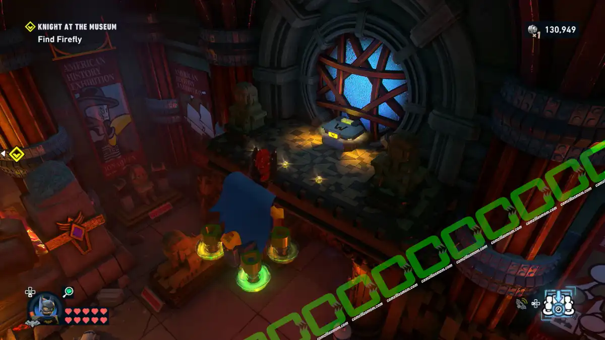 WayneTech Cache 3 Drone - Find Firefly - Knight At the Museum - Mission 13- Lego Batman Legacy of the Dark Knight camzillasmom.com