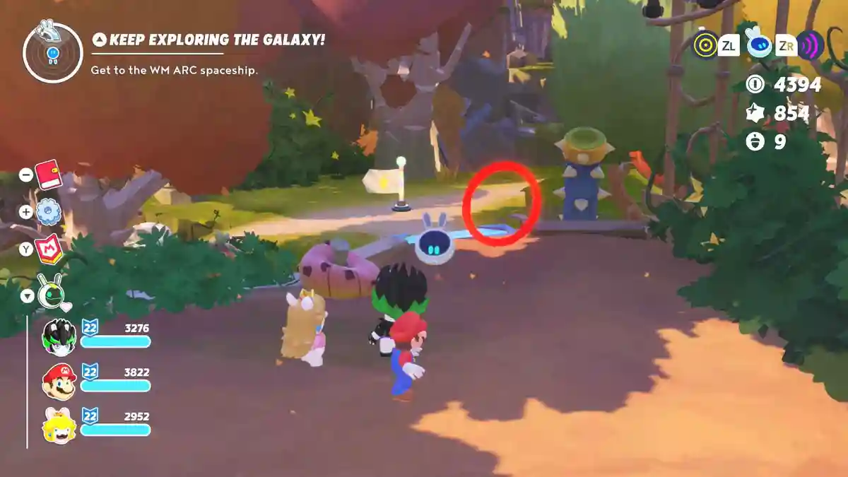 Red-Coin-Challenge-location-Palette-Prime-Mario-Rabbids-Sparks-of-Hope-2022 camzillasmom.com