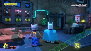 The Falcone Fortune Code in the Office - The Falcone Fortune Heist - LEGO Batman Legacy of the Dark Knight camzillasmom.com