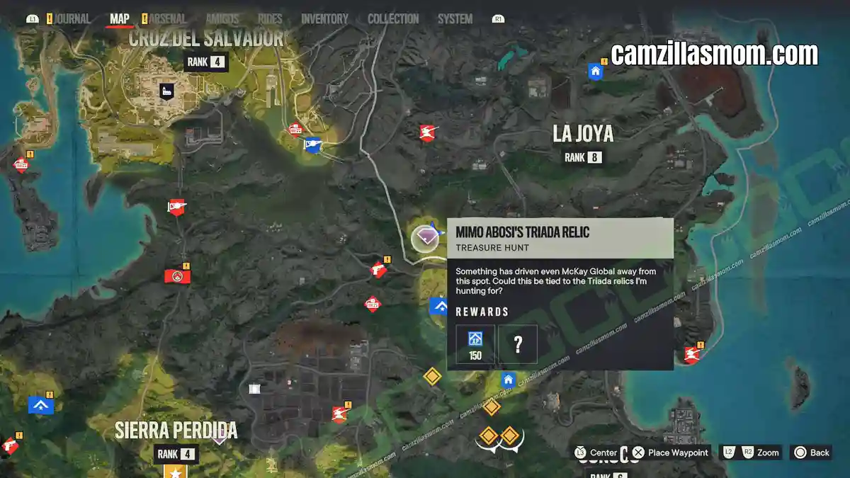 1-Mimos-Triada-Relic---Treasure-Hunt---FC6 McKay-Global-Drill-Site-D-cave-entrance-La-Joya-Far-Cry-6 › camzillasmom.com