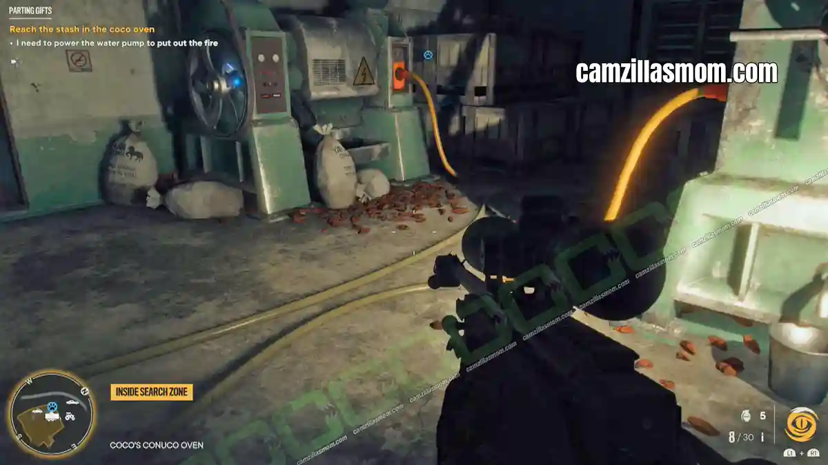 3-Parting-Gifts---Treasure-Hunt---FC6 Unplugging the two cables from the power generator inside the house in Far Cry 6 Parting Gifts › camzillasmom.com
