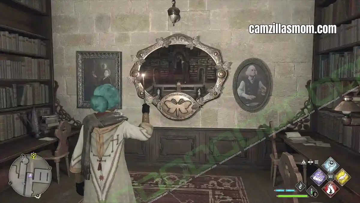 Black-Frame-Library-The-Library-Annex-location-Hogwarts-Legacy-2023-camzillasmomcom_ › camzillasmom.com