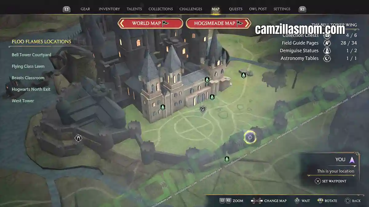 Chest-North-Fortification-Wall-Bell-Tower-map-Hogwarts-Legacy-2023-camzillasmomcom_ › camzillasmom.com