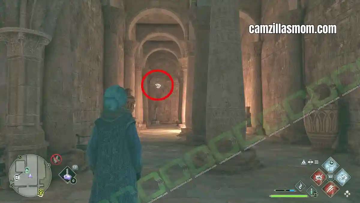 Flying-Paper-Egyption-statue-Bell-Tower-location-Hogwarts-Legacy-2023-camzillasmomcom_ › camzillasmom.com