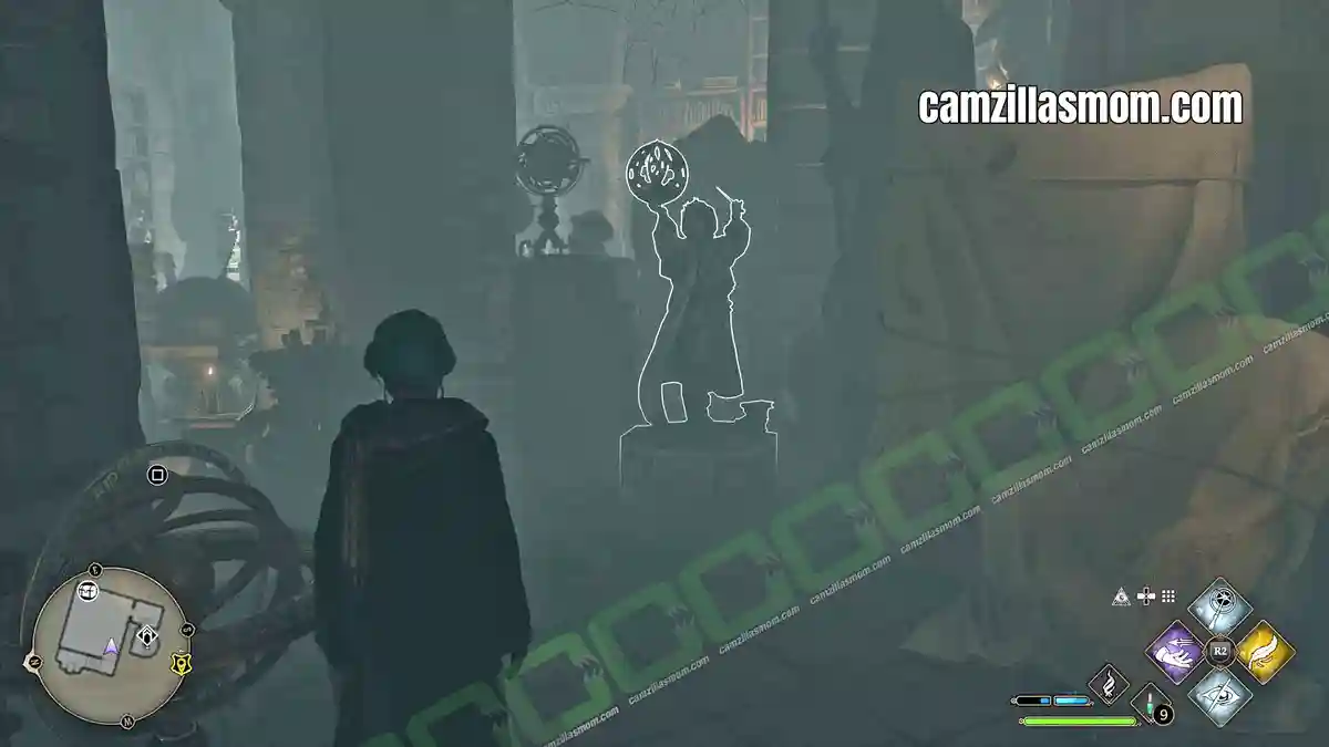 Globe-Statue-Restricted-Area-Library-location-Hogwarts-Legacy-2023-camzillasmomcom_ › camzillasmom.com