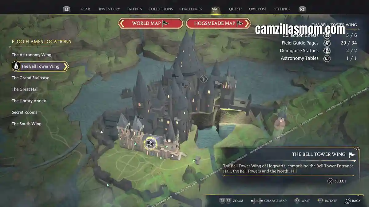 Globe-Statue-Transfiguration-Courtyard-locked-door-map-Hogwarts-Legacy-2023-camzillasmomcom_ › camzillasmom.com