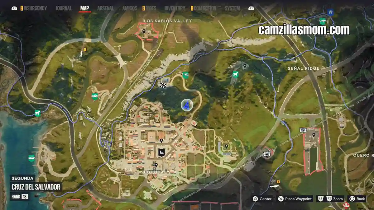 Hipocrisy-and-Hippocrates-3---map---FC6 Doctor › camzillasmom.com's Correspondence 3 map location – Cruz del Salvador, Far Cry 6
