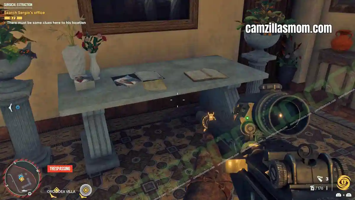 Hypocrisy-and-Hippocrates-4---location---Hidden-Histories---FC6 Doctor › camzillasmom.com's Correspondence 4 document location – Orquidea Villa desk, Far Cry 6