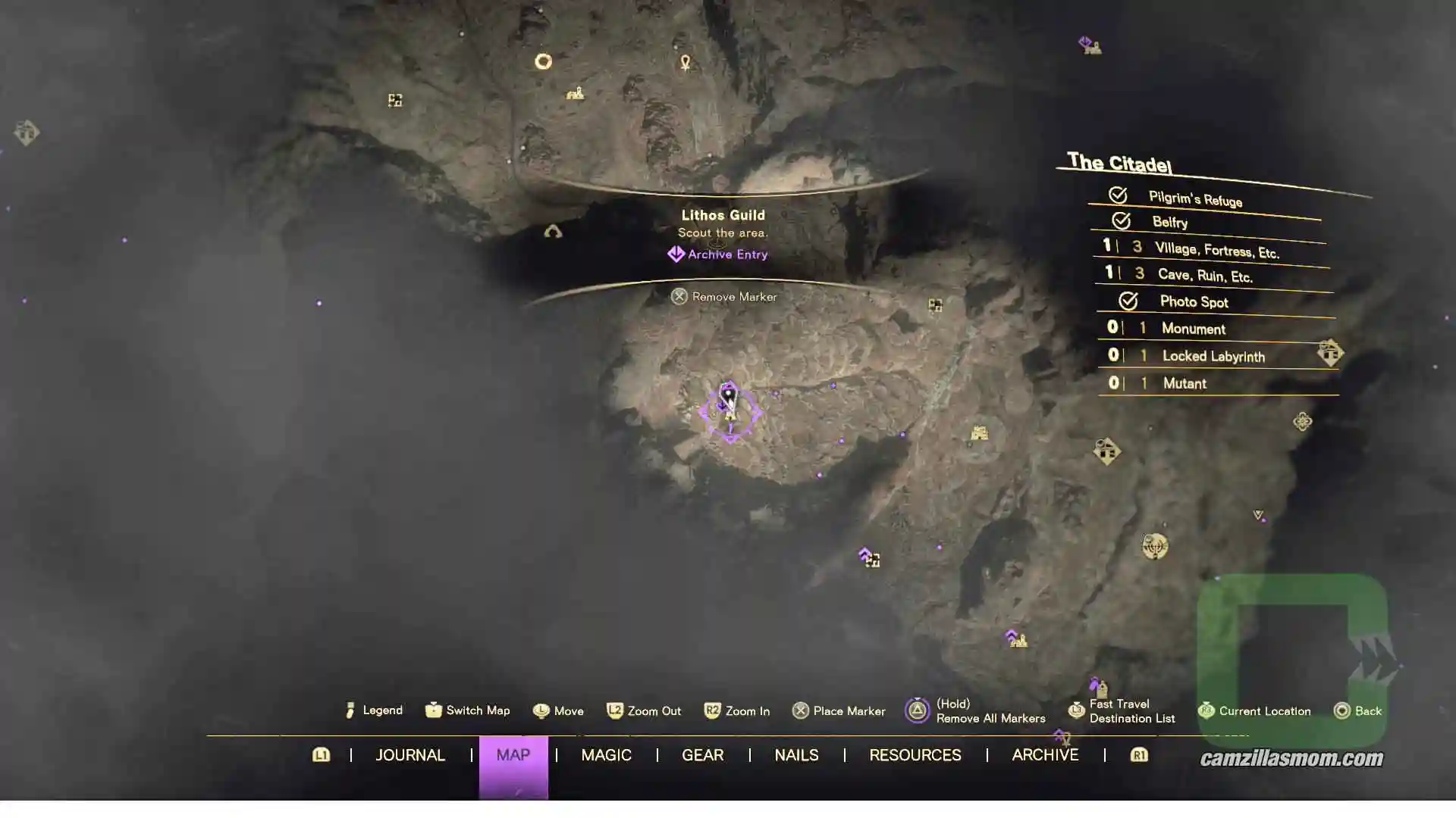 Lithos-Guild-The-Citadel-map-Forspoken-2023 › camzillasmom.com